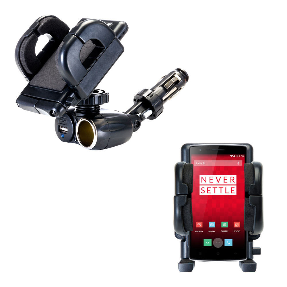 Cigarette Lighter Car Auto Holder Mount compatible with the OnePlus One
