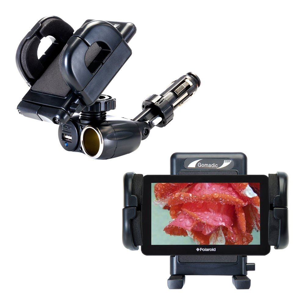 Cigarette Lighter Car Auto Holder Mount compatible with the Polaroid PMP500-4