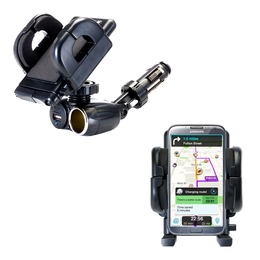 Cigarette Lighter Car Auto Holder Mount compatible with the Samsung Within