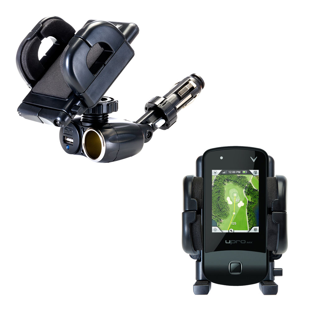 Cigarette Lighter Car Auto Holder Mount compatible with the uPro uPro Golf GPS