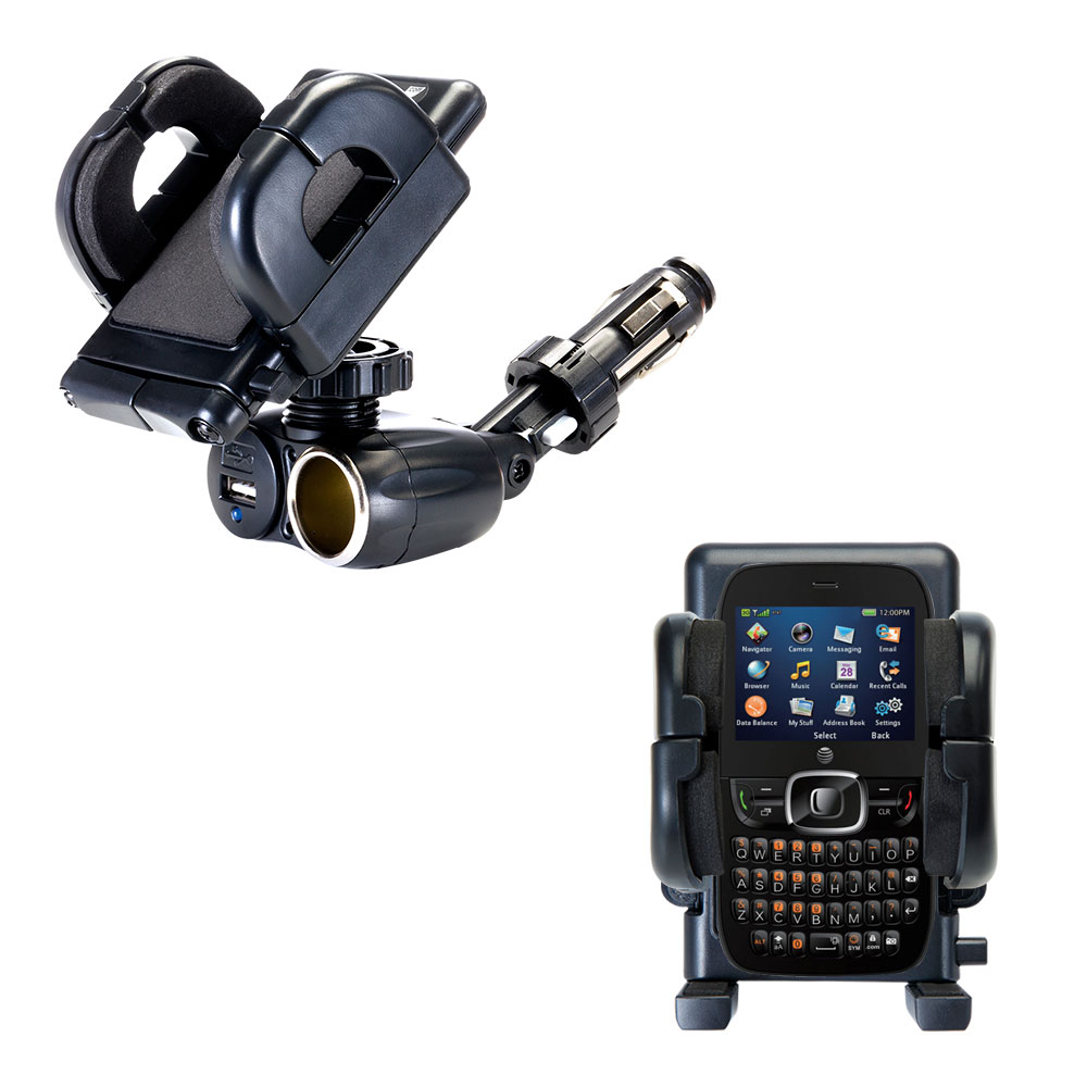 Cigarette Lighter Car Auto Holder Mount compatible with the ZTE Altair 2