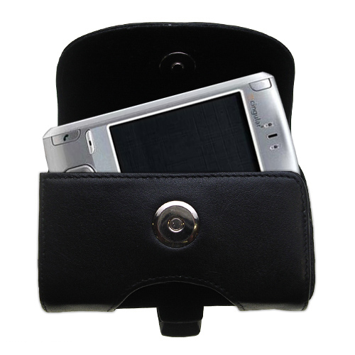 Black Leather Case for Cingular 8125 Pocket PC