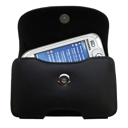 Black Leather Case for Cingular SX66 Pocket PC Phone
