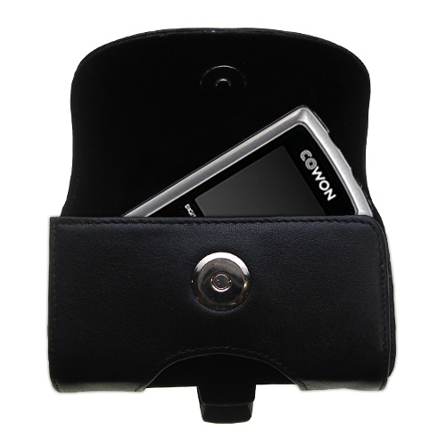Black Leather Case for Cowon iAudio 6