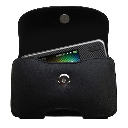 Black Leather Case for Creative Zen X-Fi Style