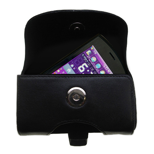 Black Leather Case for Dopod P860