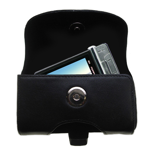 Black Leather Case for Ematic E5 Series