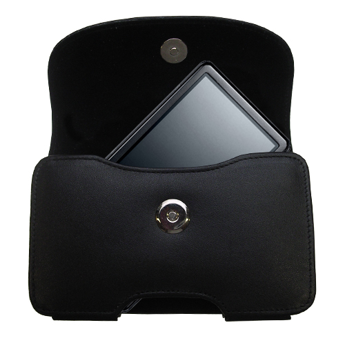 Black Leather Case for iRiver E100 4GB