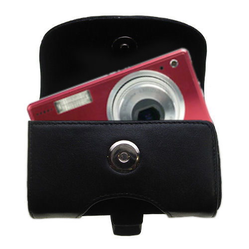 Black Leather Case for Kodak V530