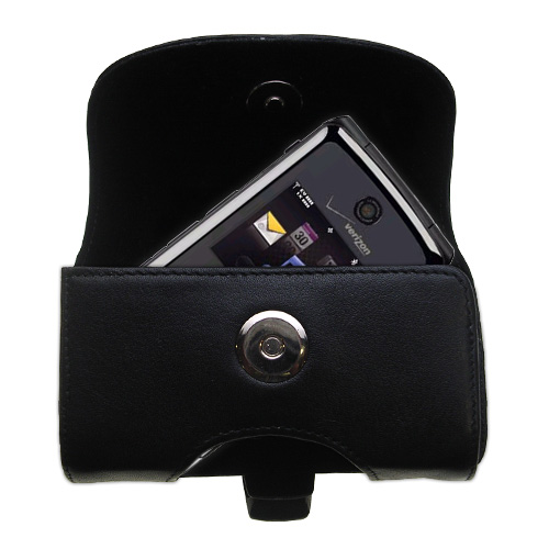 Black Leather Case for LG VX8560