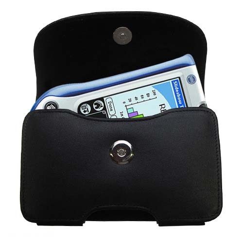 Black Leather Case for Palm palm m130