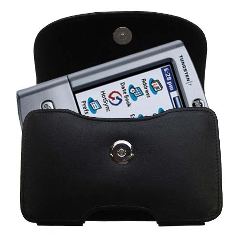 Black Leather Case for Palm palm Tungsten T