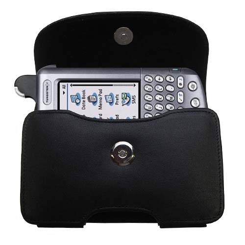 Black Leather Case for Palm palm Tungsten W