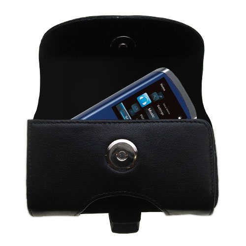 Black Leather Case for RCA M4204 OPAL Digital Media Player