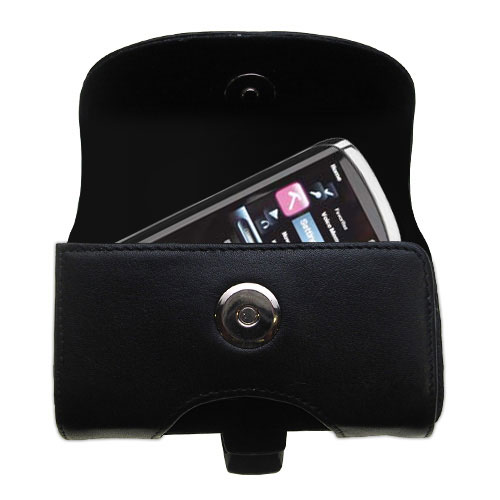 Black Leather Case for RCA MC4204 OPAL Digital Media Player