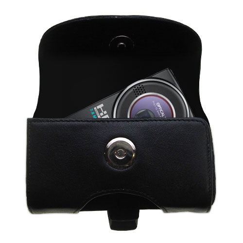 Black Leather Case for Samsung HMX-U20 Digital Camcorder