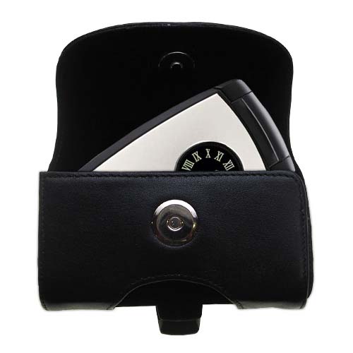 Black Leather Case for Samsung MM-A960 / SPH-A960