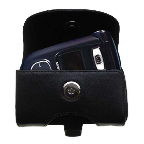 Black Leather Case for Samsung MMA920