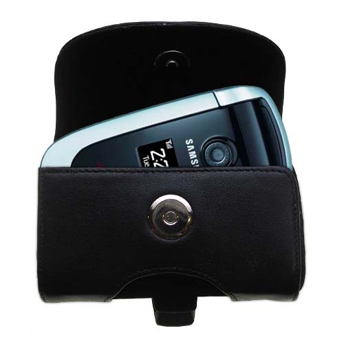 Black Leather Case for Samsung PM-A840