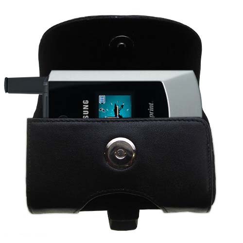 Black Leather Case for Samsung SCH-A795