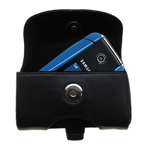 Black Leather Case for Samsung SGH-A167