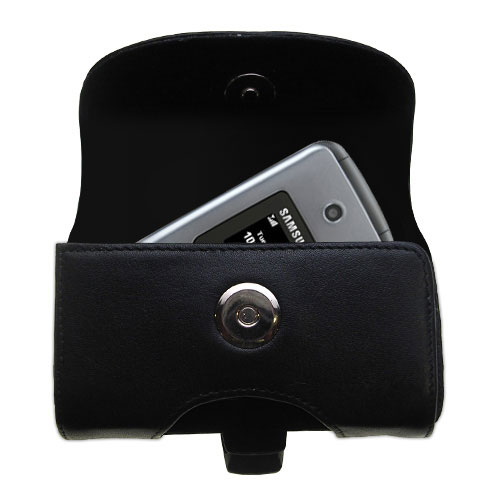 Black Leather Case for Samsung SGH-T139