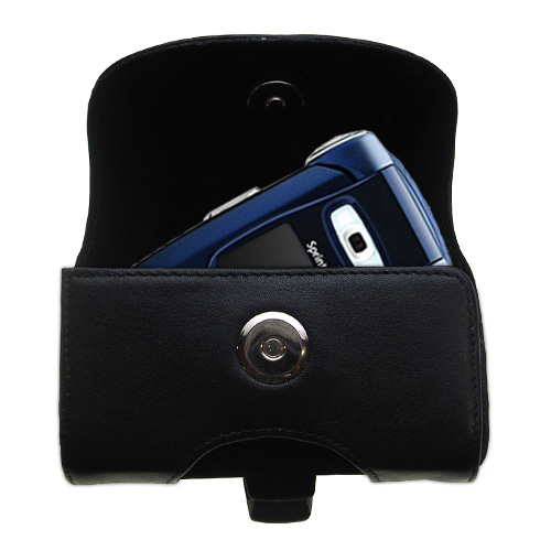 Black Leather Case for Samsung SPH-A920