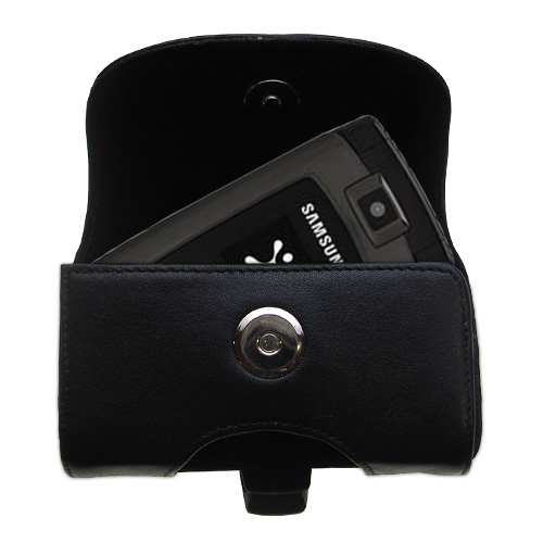 Black Leather Case for Samsung SYNC SGH-A707