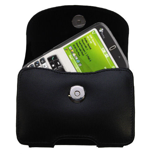 Black Leather Case for T-Mobile Dash