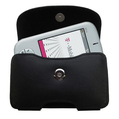 Black Leather Case for T-Mobile MDA Pro