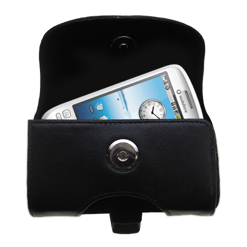 Black Leather Case for T-Mobile myTouch 3G