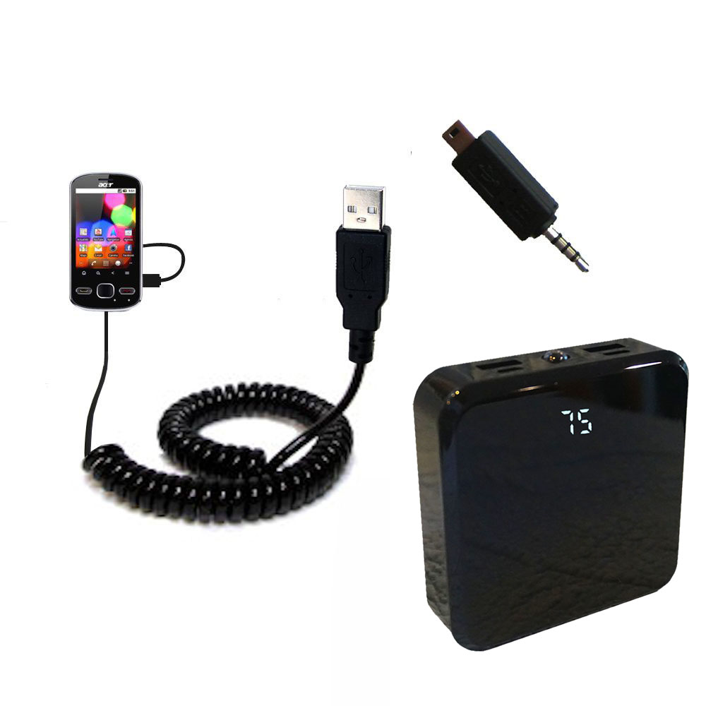 Rechargeable Pack Charger compatible with the Acer beTouch E130 E140