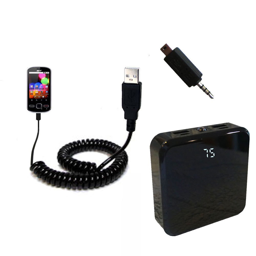 Rechargeable Pack Charger compatible with the Acer beTouch E140 E210