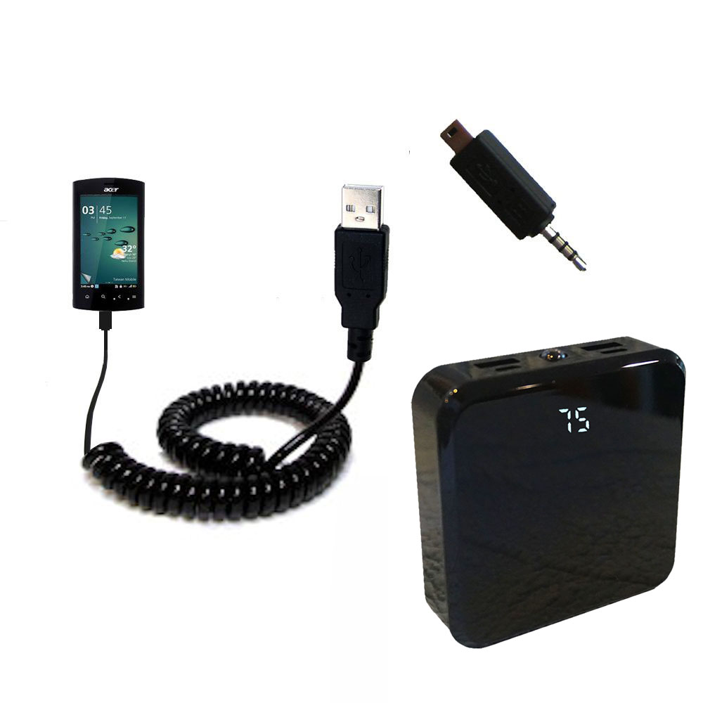 Rechargeable Pack Charger compatible with the Acer Liquid Metal