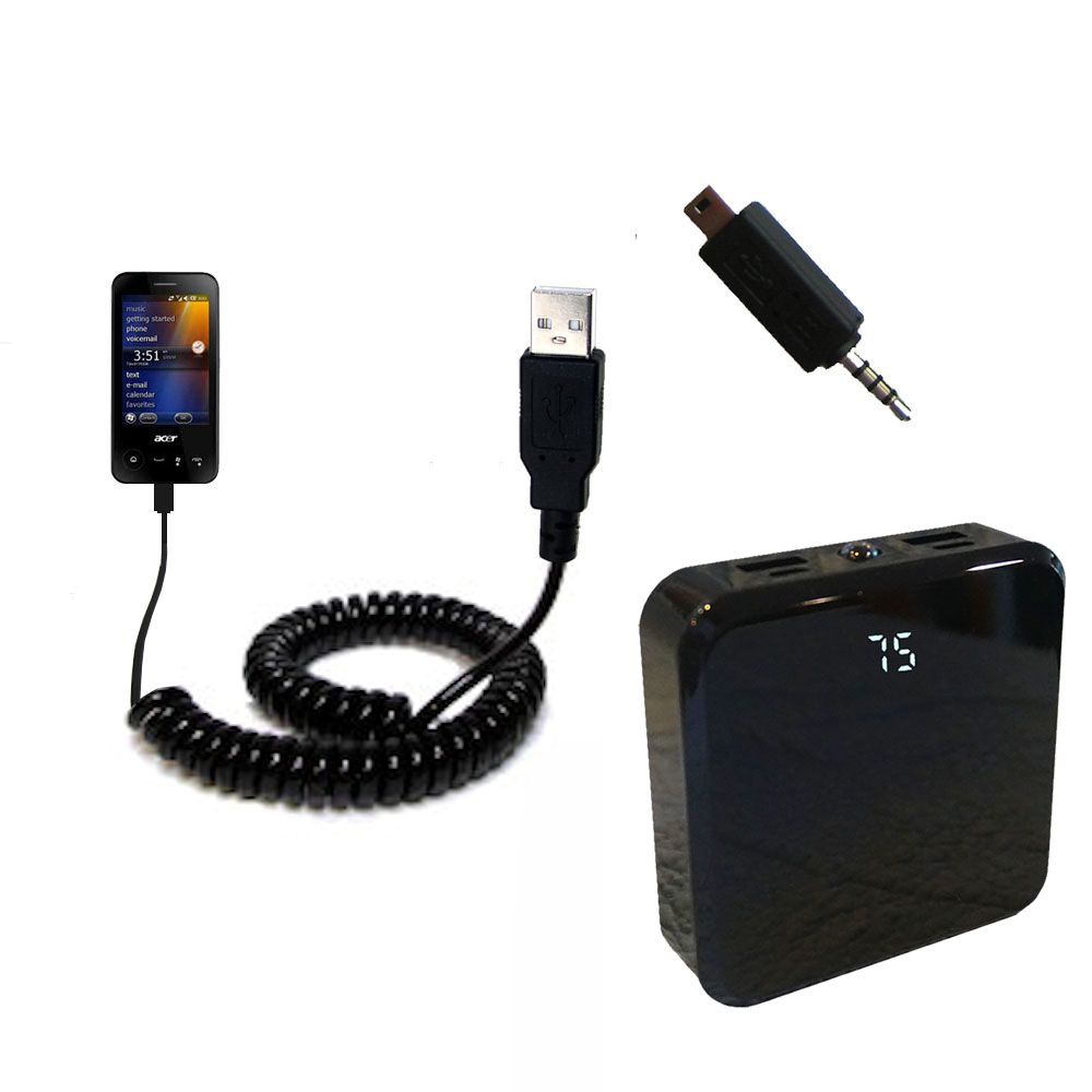 Rechargeable Pack Charger compatible with the Acer NeoTouch P400 P300