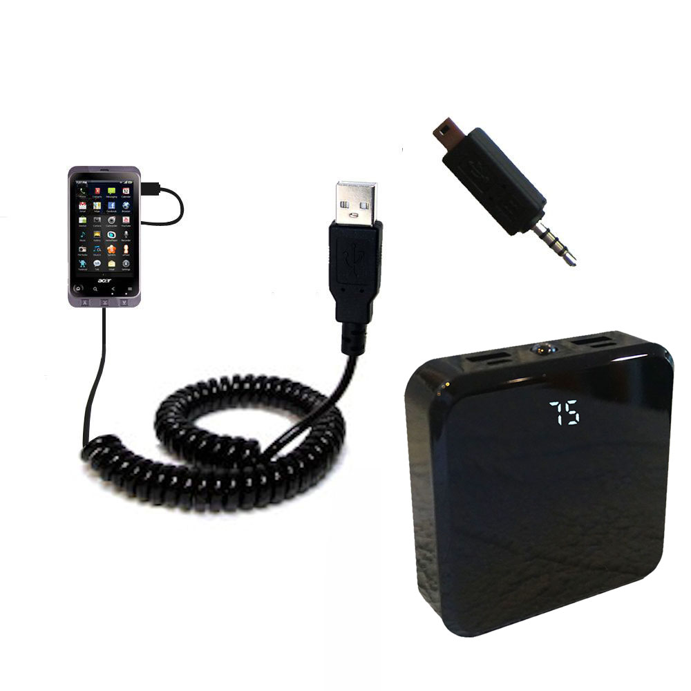 Rechargeable Pack Charger compatible with the Acer Stream