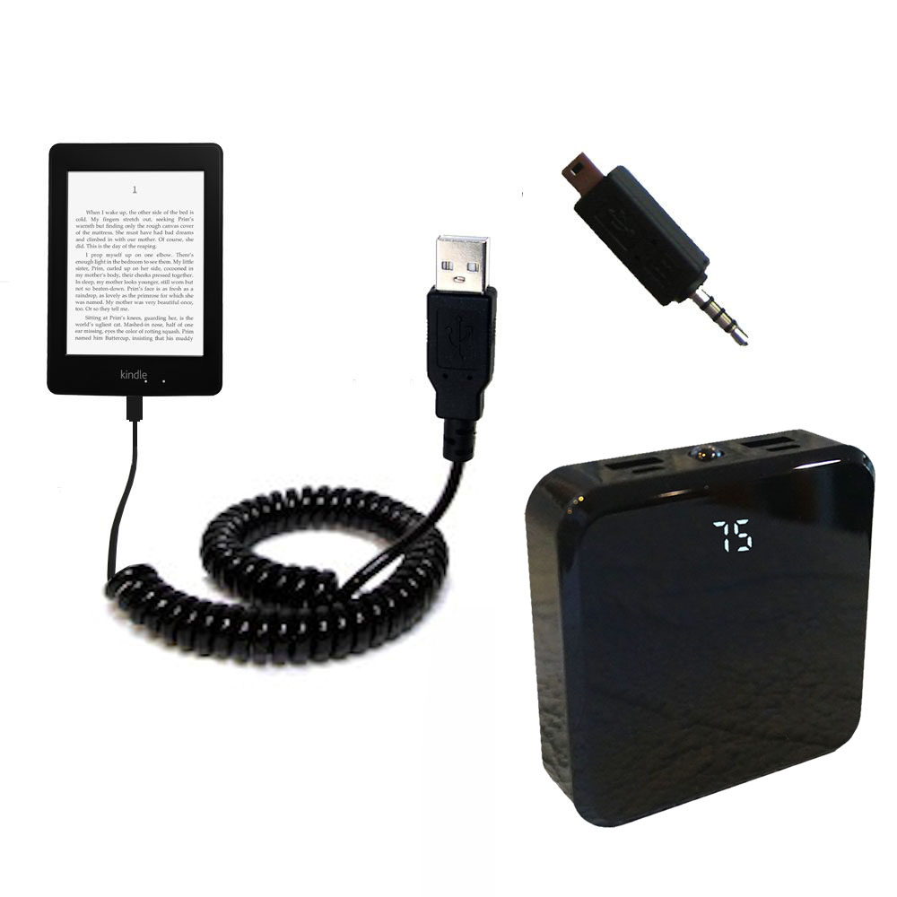 Rechargeable Pack Charger compatible with the Amazon Kindle Paperwhite