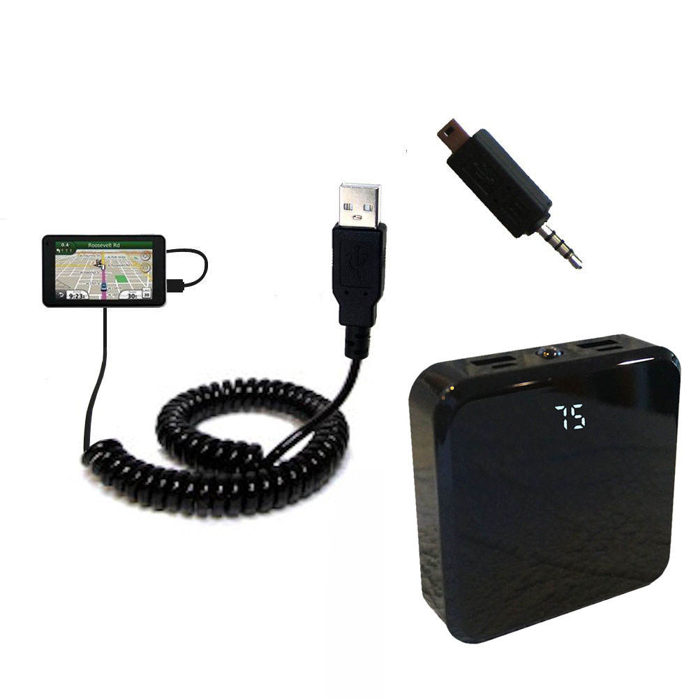 Rechargeable Pack Charger compatible with the Amcor Navigation GPS 3750
