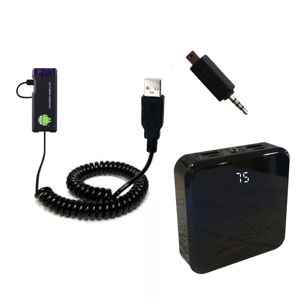 Rechargeable Pack Charger compatible with the Android MK802 MK808 Mini PC