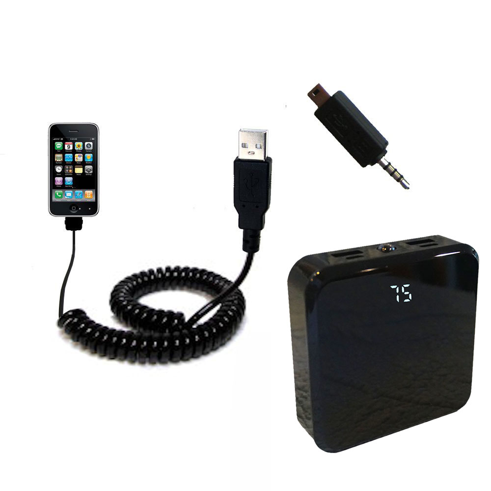 Rechargeable Pack Charger compatible with the Apple iPhone 3G