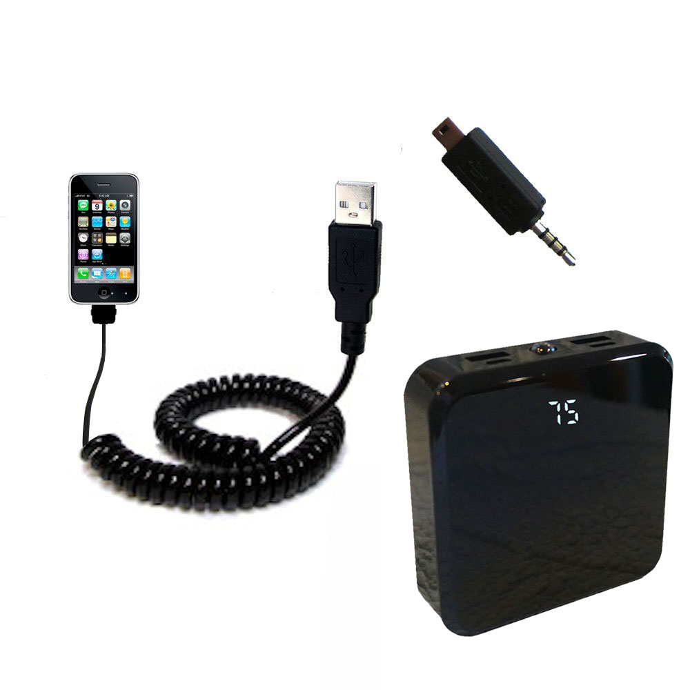 Rechargeable Pack Charger compatible with the Apple iPhone 3GS