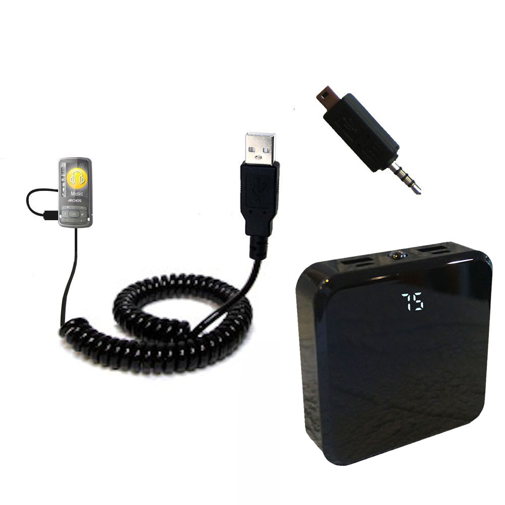 Rechargeable Pack Charger compatible with the Archos 20b 20c Vision