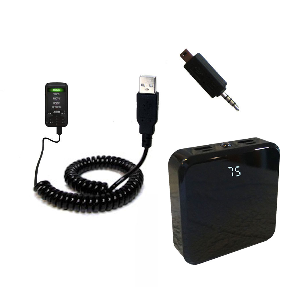 Rechargeable Pack Charger compatible with the Archos 24 Vision AV24VB