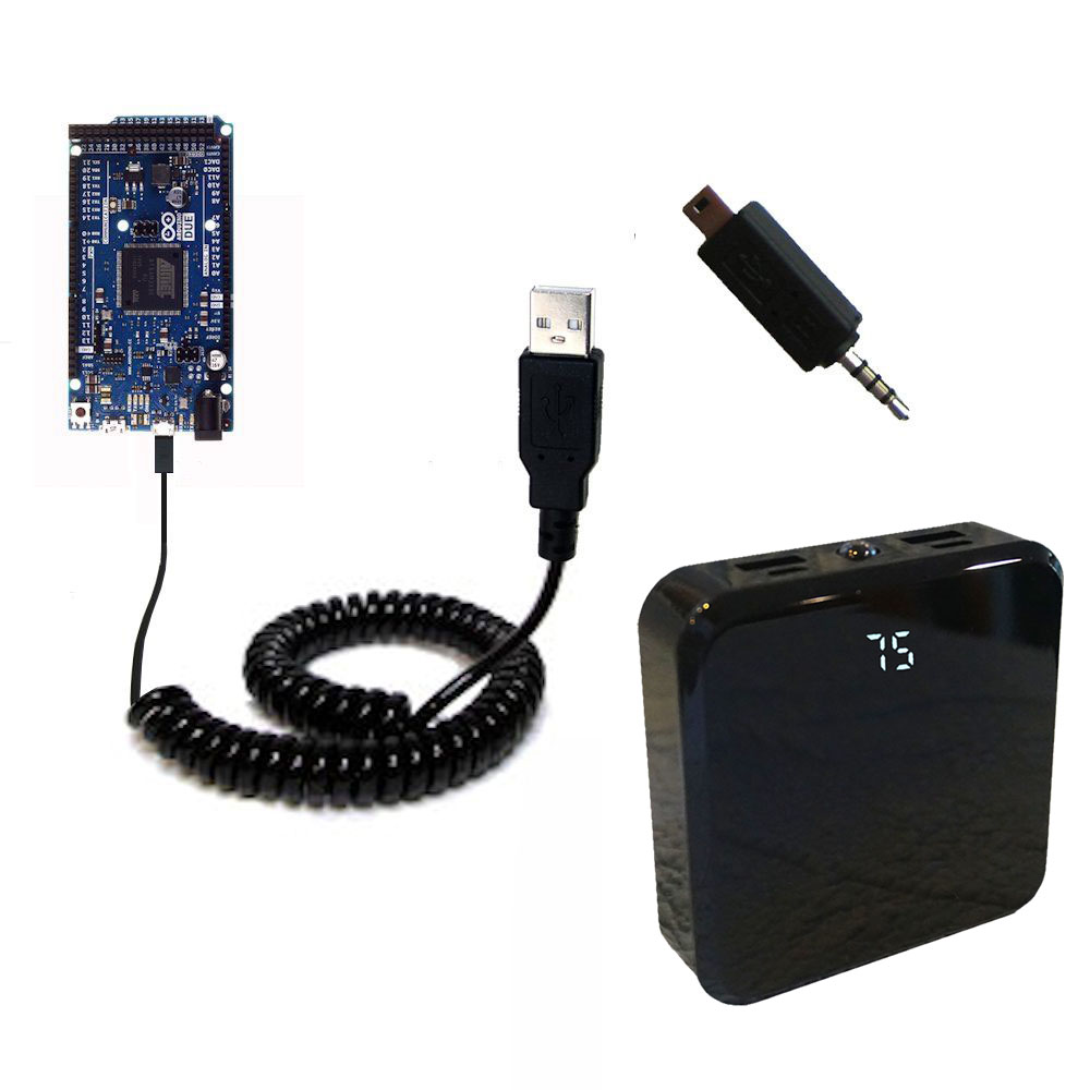 Rechargeable Pack Charger compatible with the Arduino DUE