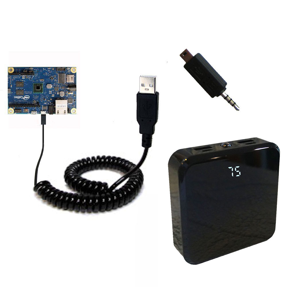 Gomadic High Capacity Rechargeable External Battery Pack suitable for the Arduino Intel Galileo