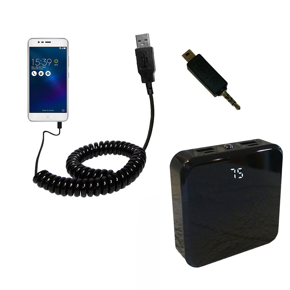 Rechargeable Pack Charger compatible with the Asus ZenFone 3 Max
