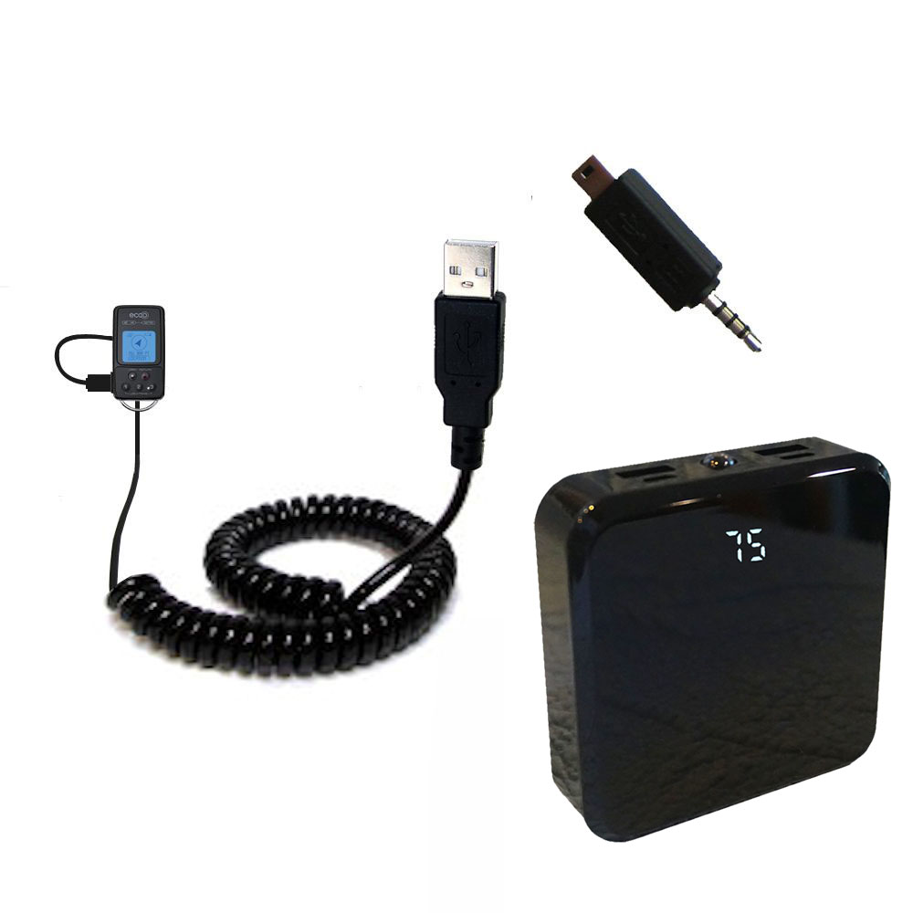 Rechargeable Pack Charger compatible with the Audiovox ECCO Personal Navigation Device
