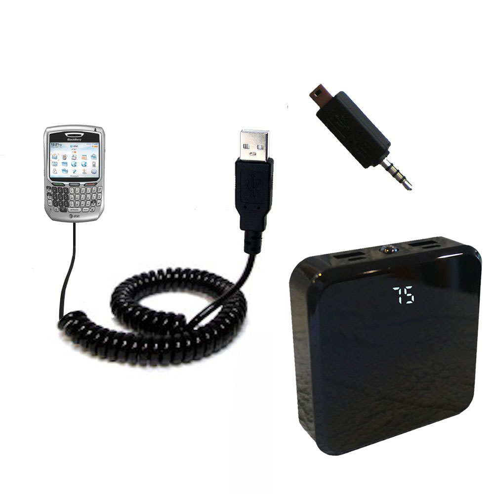 Rechargeable Pack Charger compatible with the Blackberry 8700c