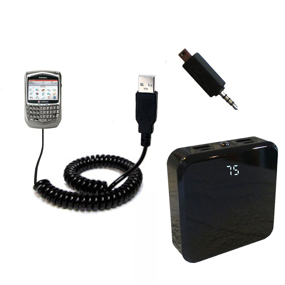 Rechargeable Pack Charger compatible with the Blackberry 8707v