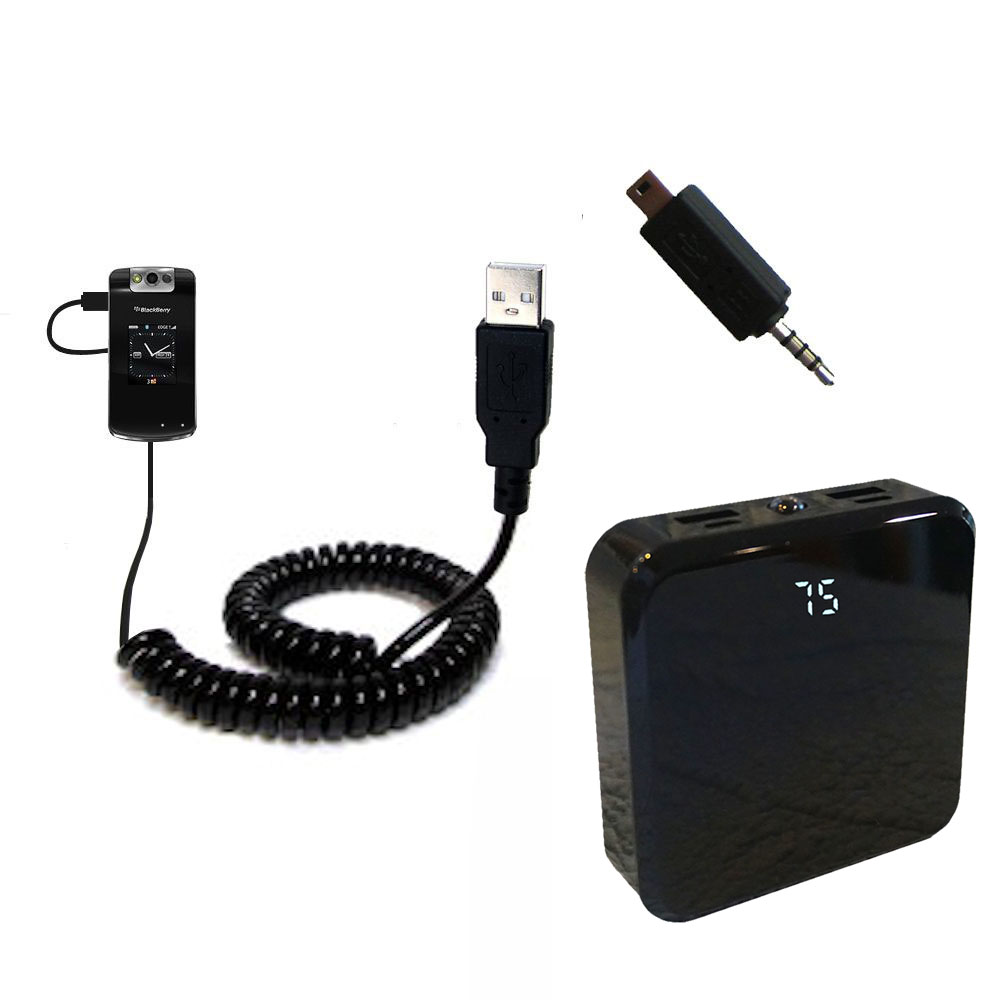 Rechargeable Pack Charger compatible with the Blackberry Pearl Flip